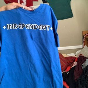 Independent blue shirt size medium